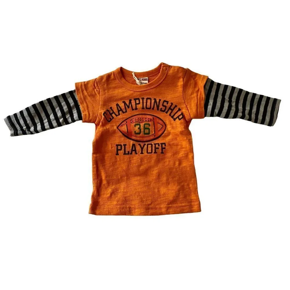 Baby’s Football Long-sleeve T-shirt NEW, 3-9m